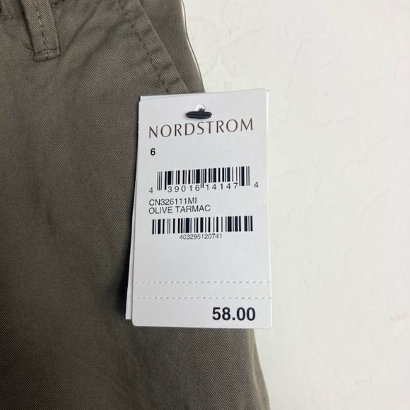 Caslon Olive Tarmac Ankle Crop Pants NWT Size 6 - Picture 7 of 7